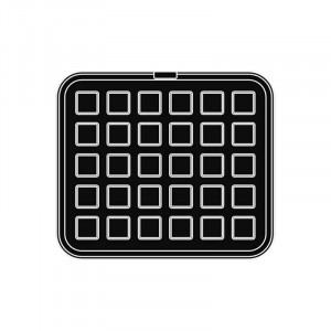 Форма Cookmatic Cookmatic Model 3 Profil Neted, 3,5 - 4 x 3,5 - 4 x H 1,9 cm, 30 кухини - Img 5
