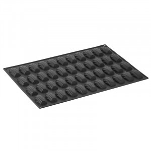 Форма Pavoflex 60x40cm Madeleine 7,8x4,5xh 1,8cm, 44 кухини, 35 ml - Img 2