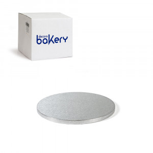 10 db-os ezüst kerek tortalap készlet, Ø 28 x H 1,2 cm