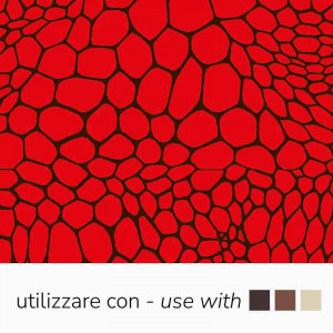 30 darabos transzferlap készlet Chocolate Ruby Ruby Ruby, 34 x 26,5 cm