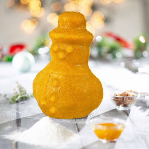 3D Shape Baking Cake Snowman Model 16x8.5xH20cm, Anodised Aluminium - Img 6