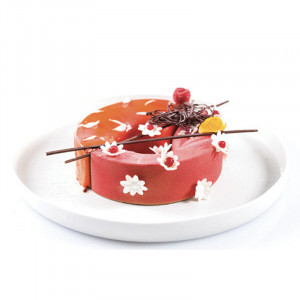 3D Silicon Cake Tin 3D Incontro Ø 16 x H 5 cm + Separator - Img 5
