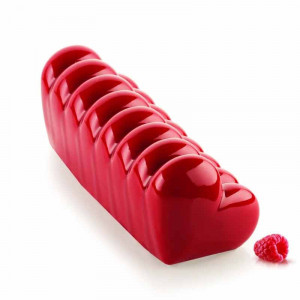 3D Silicon Trunks Heart 24 x 9 x H 9 cm, 1290 ml - Img 3
