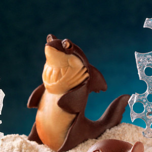 3D Silicone Shark 3D mould, 7 x 4 x H 7.5 cm - Img 1