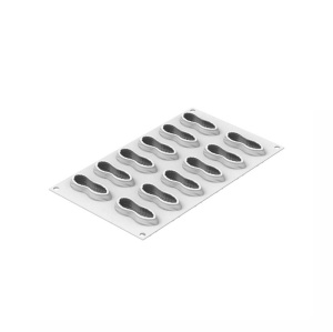 Arahida 3D 7.2 x 2.9 x H 2.7 cm - Forma Silicon Monoportii, 12 cavitati x 30 ml + decupator - Img 4