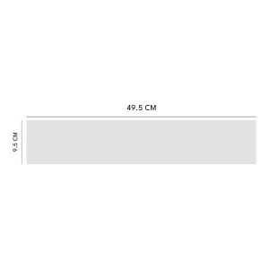 Átlátszó plexi tálca, 49,5 x 9,5 x H 0,2 cm, 49,5 x 9,5 x H 0,2 cm - Img 3