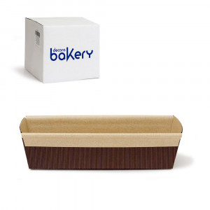 Baking Moulds Chec/Cozonac 20xH4.5cm - 300 gr, Heat Resistant Carton, Set 56 Pieces - Img 1