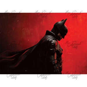 Batman printed waffle Batman Model 2, A4 - Confectioner Istet