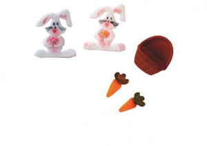 Biscuiti sau Decoruri Paste - Decupatoare Plastic cu Extractor Ø 3.3 - 4.6 cm, Set 3 Buc - Img 4