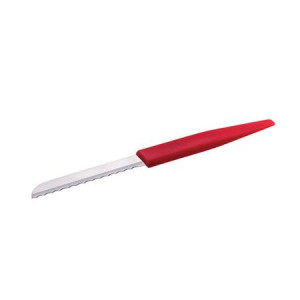 Bread Slicing Knife with Stainless Steel Serrated Fixed Blade L 10 cm