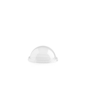 Capace Reutilizabile Dome pentru Pahare Beppino, Transparent, Ø 11.5 x H 5.2 cm, Set 50 buc