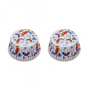 Chese L Еднорог Модел хартия Еднорог Бял фон, R 5 x H 3,2 cm, 36 броя - Img 1
