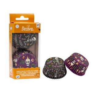 Chese L Halloween papír Ø 5 x H 3,2 cm, 36 darab - Img 1