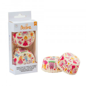 Chese L Paper Paper Princess Model, R 5 x H 3.2 cm, 36 pcs - Img 2