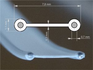 Clipband Fehér 0,7 mm, tekercs 500 m - Img 2
