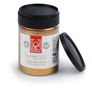 Colorant Pudra Glitterata Auriu Sclipitor, Modecor 40 gr - Img 2