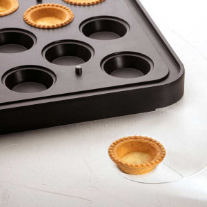 Cookmatic mould Cookmatic Model A Scalloped Profile, Ø 4.3 - 6.7 x H 2.1 cm, 13 cavities - Img 2