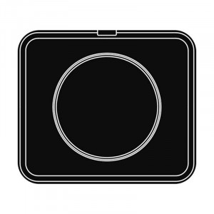 Cookmatic szerszám Cookmatic V modell V profil hálós, Ø 21,6 - 23 x H 2,2 cm, 1 üreg - Img 2