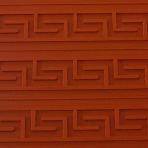 Covoras Silicon Blat Decor Relief Model Greca, 60x40cm - Img 2