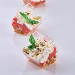 Cube Glass 58 ml, 5 x 5 x H 5.5 cm, Set 100 pcs - Img 2