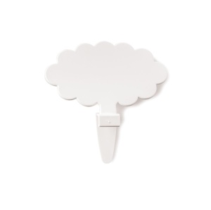 Customisable Price/Flavour Labels Material Plastic White, 11.8 x 7 x H 12 cm, Set 30 pcs - Img 1