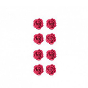 Decor Zahar - Trandafiri Fucsia R 2cm, 56 buc