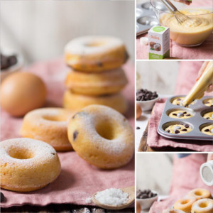Donut Tray Donuts, Gogosi - 6 cavities Ø 7.5 x H 2.3 cm, Non-stick Metal - Img 4