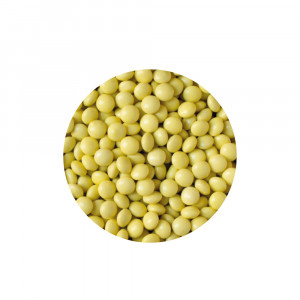 Flattened Pearls Chocolate Yellow Ø 10 mm, 80 gr - Img 4