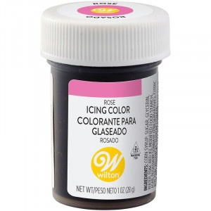 Food Colouring Gel, Pink-Rose (Rose) - Wilton, 28 gr - Img 1