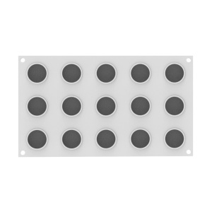 Forma Silicon Bigne Perfectto Ø 4.5 x H 2.5 cm, 15 cavitati x 30 ml - Img 3