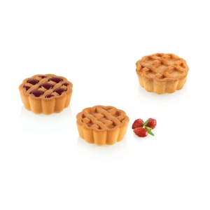 Forma Silicon Crostata XS Ø 4.4 x H 1.7 cm, 15 cavitati x 20 ml - Img 1