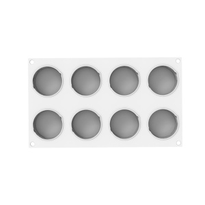Forma Silicon Gingermen Ø 6.1 x H 4.4 cm, 8 cavitati x 115 ml - Img 3