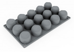 Forma Silicon Gourmand Mere Ø 4.5 x H 3.75 cm, 15 cavitati - Img 3