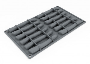 Forma Silicon Gourmand Sparanghel 12.9 x 1.9 x H 1.4 cm, 12 cavitati - Img 3