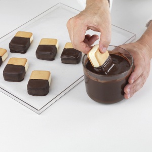 Forma Silicon Inghetata Sandwich Mini Biscuit Double, 2 forme silicon x 8 cav. 7.05 x 4.85 x H 2.05 cm, (BISC04M) - Img 7
