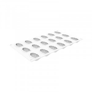 Forma Silicon Madeleine 4.5 x 3.3 x H 1.6 cm, 18 cavitati, 13 ml - Img 2