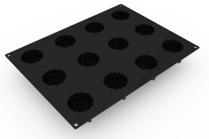 Forma Silicon Pavolex, Saint Honore, Monoportii Ø 7.2 x H 4cm, 100 ml, 12 cavitati - Img 3