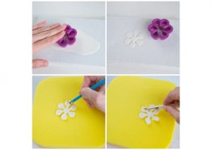 Gardenia szirmok és bimbók - Műanyag vágók Ø 4 - 8 cm, 9 darabos készlet - Img 3