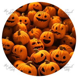 Halloween printed wafer Halloween Model 2, Ø 20 cm - Istet Confectioner