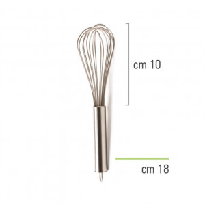 Integral Stainless Steel Tel Tel Tel with 16 Thin Coils and Clamp, L 18 cm - Img 2