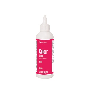 *Liquid Water Soluble Food Colour, Pink without E171, 190 ml