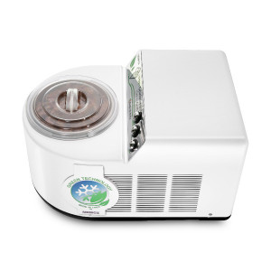 Masina Semiprofesionala Inghetata si Sorbet 1.7 Litri, Alb GELATISSIMO Exclusive- i-Green