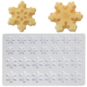 Matrita 26 Chocolate Decorations - Snow Flakes - Img 3