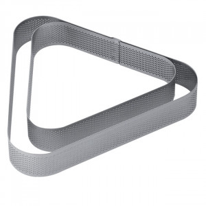 Microperforated Frame Triangular Tarts, 17.5x16xH3.5cm - Img 1