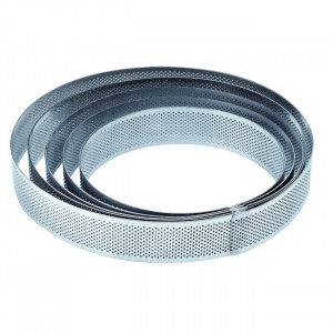 Microperforated Round Tarte Frame, Ø23xH3.5cm