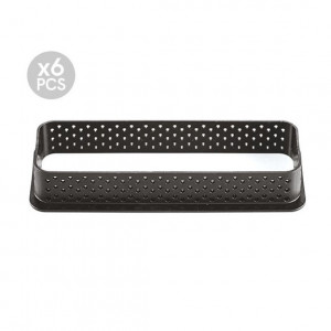 Mikroperforált hőre lágyuló réz 12 x 3,5 x h 2 cm, téglalap alakú, 6 darabos készlet - Img 1