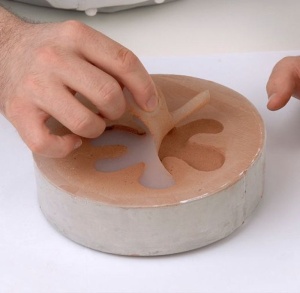 Modern Decor Silicone Moulding - Negative, Ø 12 x H 0.5 cm - Img 4