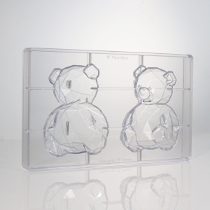 Mould Polycarbonate Origami Bear Figurine 9.7 x 6.4 x H 13 cm, 110 gr - Img 2