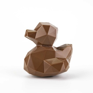 Mould Polycarbonate Origami Duck Figurine 7.2 x 8.7 x H 9.3 cm, 38 gr
