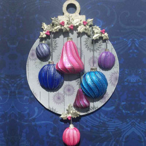 Mould Silicone Christmas Orbs, 1.9 - 4.1 x 1.7 - 3.1 cm, 6 Decorations - Img 3